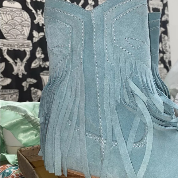 - Free people new boots “lawless” fringe boots suede 7 - Picture 2 of 8